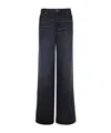 Chloé Ide Leg High-rise Jeans In Black