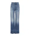 Chloé Denim Snake Brooch Detail In Blue
