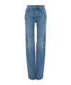Chloé Belt Loop Jeans In Blue