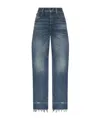 Chloé Belt Loop Jeans In Blue