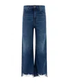 Chloé Belt-loop Jeans In Blue