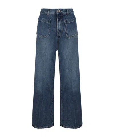 Chloé Bootcut Jeans In Blue