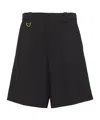 Chloé Belt-loop Shorts In Black