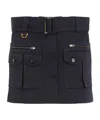 Chloé Cargo Mini Skirt In Black