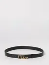 Chloé Iconic Leather Belt Adjustable Length In Black