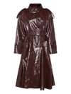 Chloé Stylish Lightweight Outerwear Belted In Brown