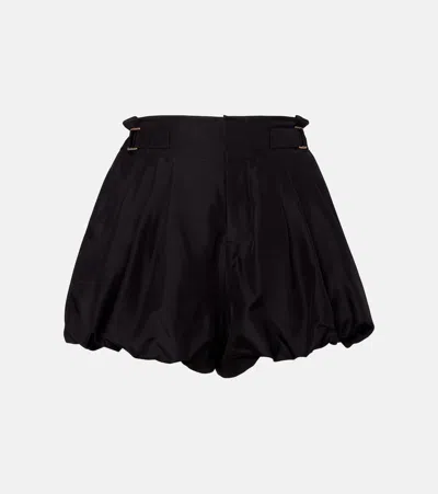 Chloé Belted High-rise Silk Habotai Shorts