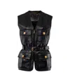 Chloé Belted Waist Vest Jacket In Black