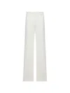Chloé Belt-loop Trousers In White