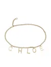 Chloé Women Belt With Pendants In Gold