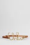 Chloé Belts In Brown Leather In Brown