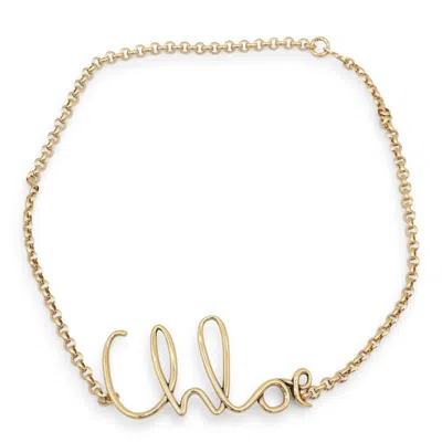 Chloé Iconic Small Belt In Gold
