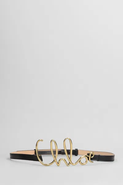 Chloé Belts In Black Leather