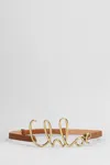 Chloé Belts In Brown Leather In Brown