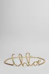 Chloé Small Iconic Signature Belt In Gold