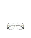 Chloé Benjamine Round-frame Glasses In White