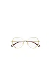 Chloé Benjamine Round-frame Glasses In White