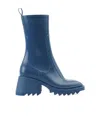 Chloé Betty 70mm Waterproof Rain Boots In Blue