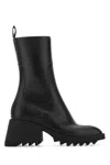 Chloé Back Loop Square Toe Boots With 50mm Heel In Multi
