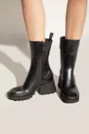 Chloé Chloe Women Black Rubber Ankle Boots In Black