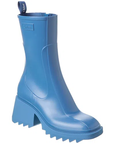 Chloé Betty Rain Boot In Blue