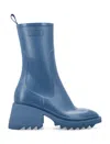 Chloé Betty 70mm Waterproof Rain Boots In Blue