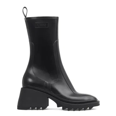 CHLOÉ CHLOE BETTY RUBBER RAIN BOOTS