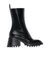 Chloé Betty Thick Heeled Boots In Black