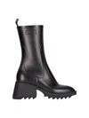 Chloé Chloe Women Black Rubber Ankle Boots