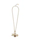 Chloé Necklace With Horse Head Pendant In Gold