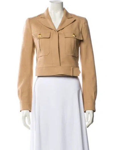 Pre-owned Chloé Biker Jacket In Blue