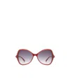 Chloé Billie Buttefly Frame Sunglasses In Gray
