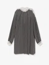 Chloé Biologic Silk Mini Dress In Black