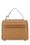 Chloé Chloe Women Camel Leather Small Nacha Handbag