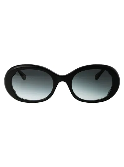 CHLOÉ CHLOÉ BLACK ACETATE SUNGLASSES