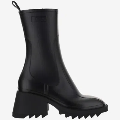 CHLOÉ BLACK ANKLE BOOTS