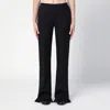 Chloé Wool And Cashmere Flared Pants In Black