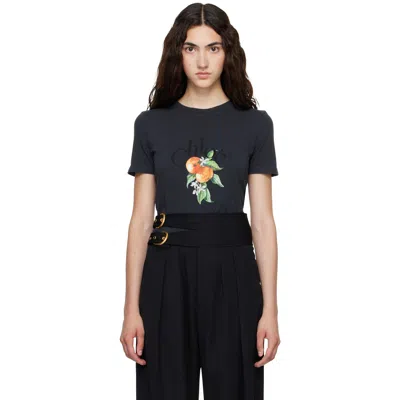 Chloé Black Baby Fit Logo T-shirt
