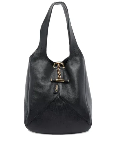 CHLOÉ BLACK BALLOON SMALL HOBO