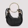 Chloé Mini Bracelet Black Buffalo Leather Handbag In Black