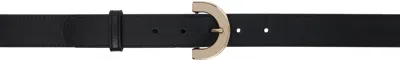 Chloé Black 'c' Belt In 001 Black