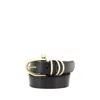 Chloé Black Embellished Solid Belt In Black