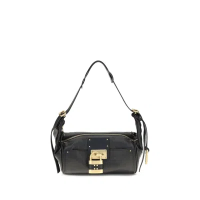 Chloé Black Calf Leather Bos Taurus Shoulder Bag