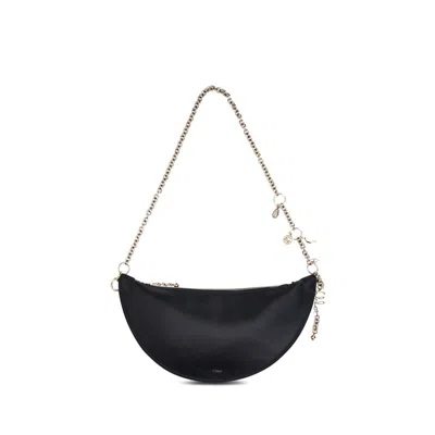 Chloé Black Calf Leather Bos Taurus Shoulder Women's Bag
