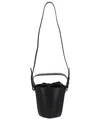 Chloé Black Calfskin Sense Bucket Bag In Black