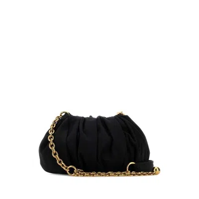 Chloé Black Canvas Chlo Pliss Shoulder Bag Borse A Tracolla