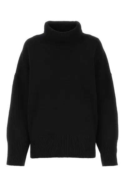CHLOÉ CHLOÉ BLACK CASHMERE OVERSIZE SWEATER