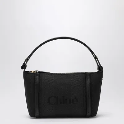 Chloé Black  Carry Tote Bag In Canvas