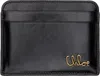 Chloé Golden Logo Compact Clutch Iconic Wallet In 001 Black