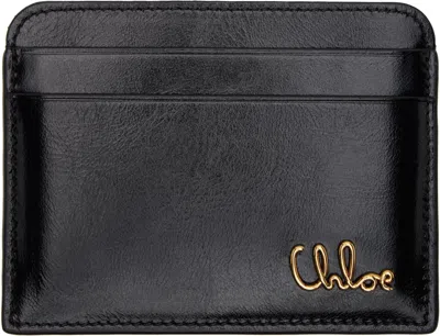 Chloé Black ' Iconic' Card Holder